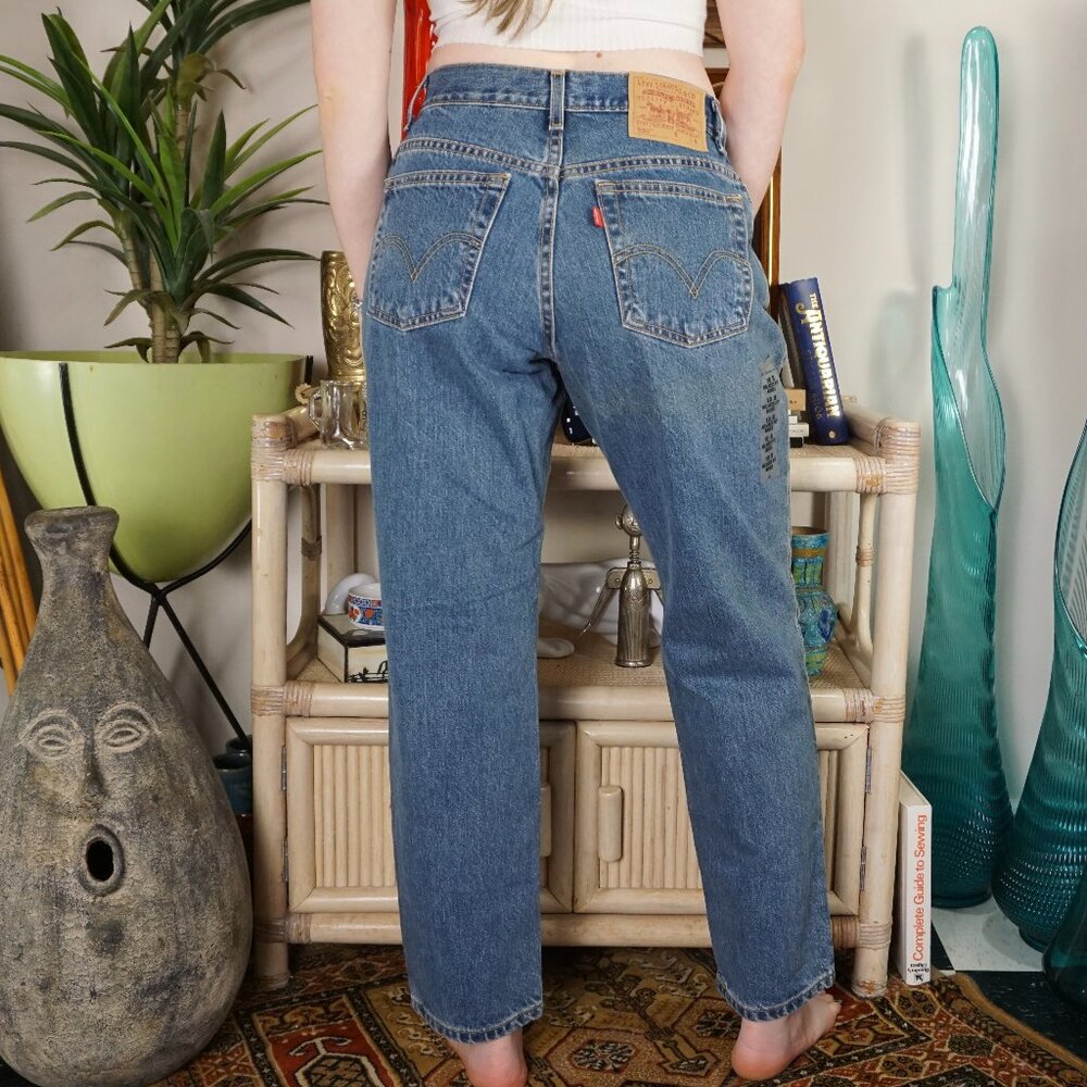Y2k Levi's 550 high rise classic relaxed tapered leg jeans